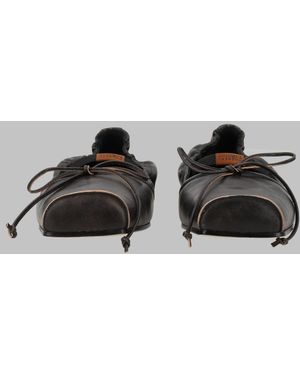 MM6 by Maison Margiela Sleek Mini Flats - Black