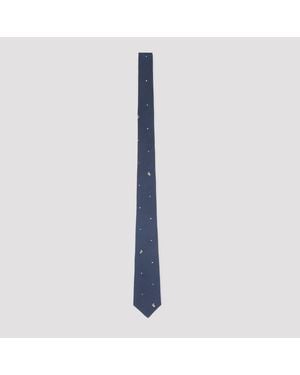 Paul Smith Dot Rabbit Tie - Bleu