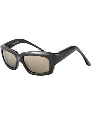Balenciaga Squared Sunglasses Bb0385 S 003 - Grey