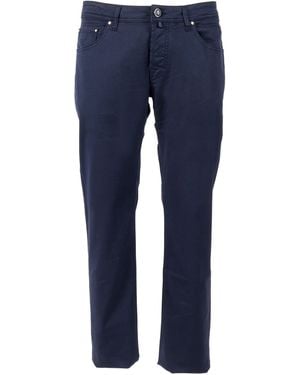Jacob Cohen 5 Pockets Slim Fit Trousers - Blue