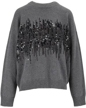 Peserico Strickpullover - Grau