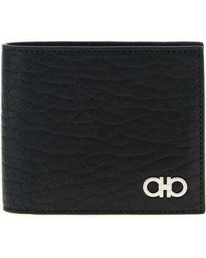 Ferragamo "Gancini"-Geldbörse - Schwarz