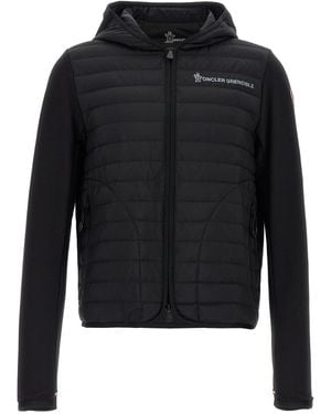 Moncler Padded Hoodie Sweatshirt - Black