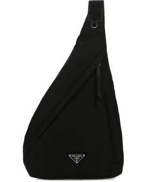 Prada Re Nylon Backpack - Black