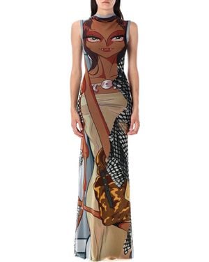 OTTOLINGER Mesh Maxi Dress - Multicolour