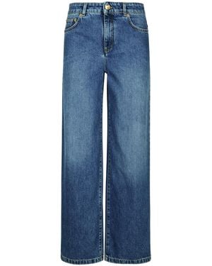 Moschino Jean en coton bleu