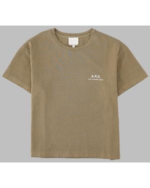 A.P.C. A. P.C. Organic Cotton T-Shirt - Natural