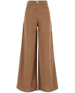 Lois Linen Trousers - Brown
