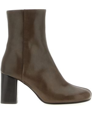Lemaire 'Anatomic' Ankle Boots - Brown