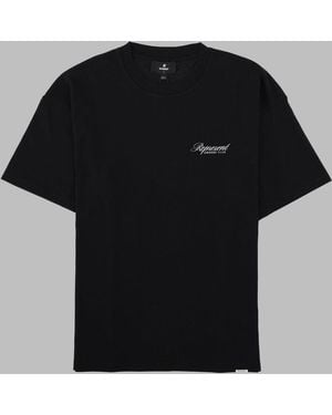 Represent T Shirt Owners Club Script" - Black