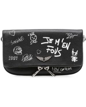 Zadig & Voltaire Rock Nano Arty Tag - Black