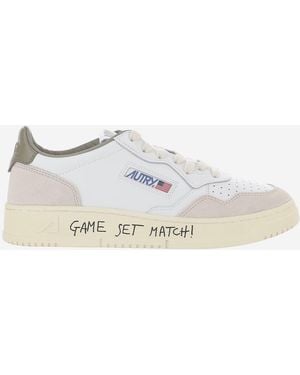 Autry Medalist Lage Leren Sneakers - Wit