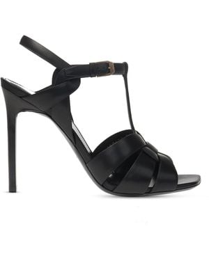 Saint Laurent Tribute Sandals - Black