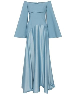 Solace London Rina Maxi Dress - Blue