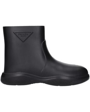 Prada Black Cotton Ankle