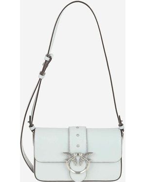 Pinko Mini Leather Bag - Grey