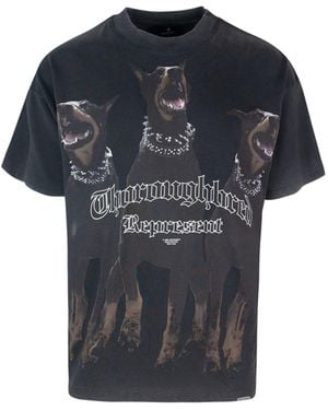 Represent Repräsentieren Sie T -Shirt -Vollblut -Vintage Schwarz