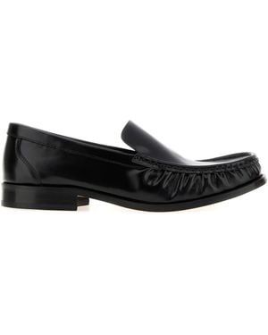 A.P.C. Leather Romeo Loafers - Black