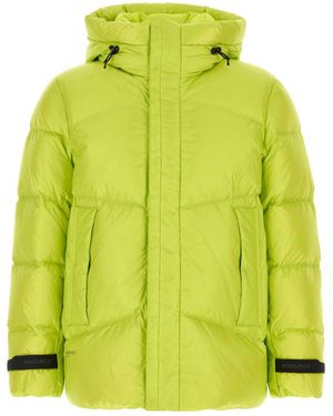 Woolrich Fluo Gele Nylon Pertex Quantum Down Jas - Geel
