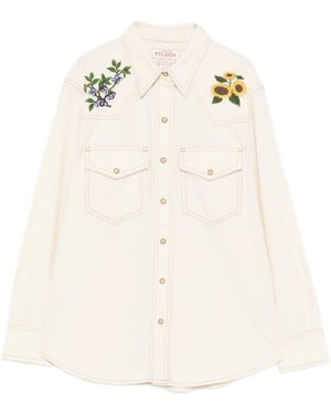 Filson W`s Besticktes Westernhemd - Natur