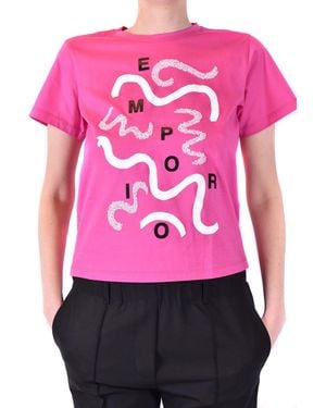 Emporio Armani Tshirt Short Sleeves - Pink