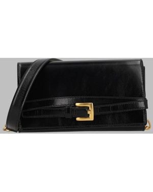 Balmain Portafoglio "Shuffle" Con Tracolla - Black