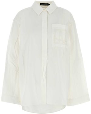 Camilla & Marc Poplin Winslow Oversize Shirt - White