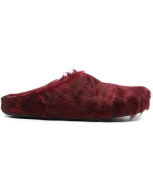 Marni Mules Footbed - Red