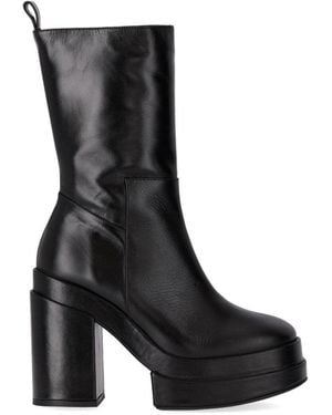 Paloma Barceló Eros Heeled Ankle Boot - Black