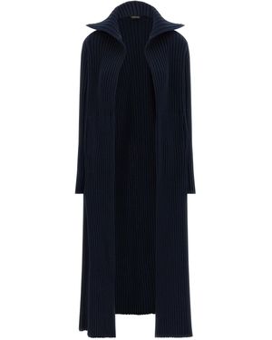 Balenciaga Gerippter Cardigan - Blau