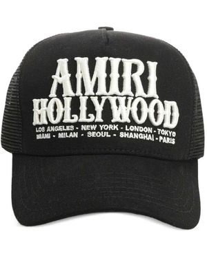 Amiri Baseballkappe Aus Mesh - Schwarz