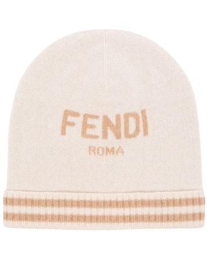 Fendi Beanie Rome - Natural