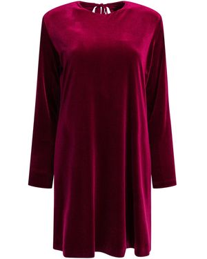 Semler Kurzes Samtkleid von - Rot