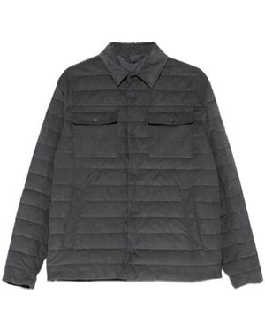 Herno Shirt-Style Down Jacket - Gray