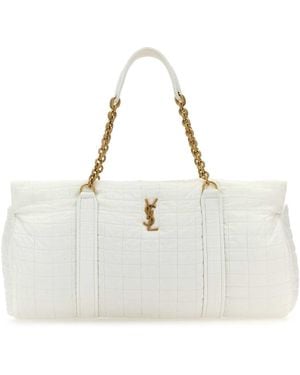 Saint Laurent Fabric Gloria Travel Bag - Multicolor