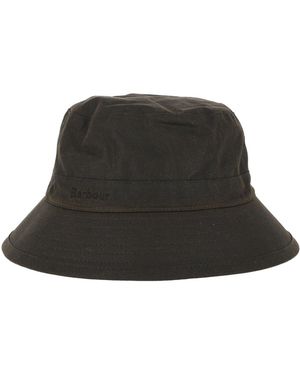Barbour Wachs-Eimerhut - Schwarz