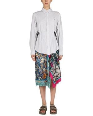 1/OFF 1/Aus -Renade Ralph Lauren Kleid - Weiß