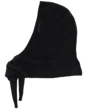 Ganni Wool Balaclava - Black
