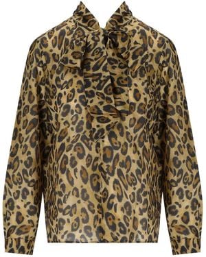 Marella Nastro Animalier Shirt - Green