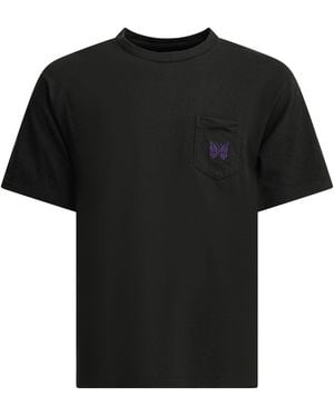 Needles "Pocket Tee" Crew Neck T Shirt - Black