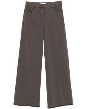 Via Masini 80 Über Masini 80 Baumwollweite Hosen - Grau