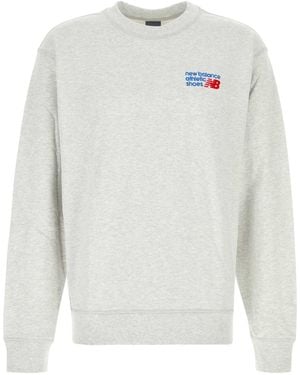 New Balance Athletics Premium Logo Crew - White