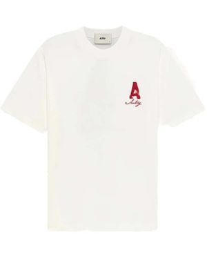 Autry Heritage T-shirt Met Een Gewassen Effect - Wit