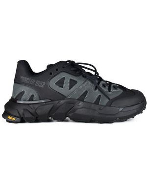 Moncler Silencio Rubber Sole Trainers - Black
