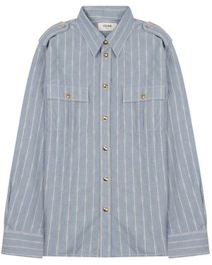 Celine Cotton Shirt - Blue