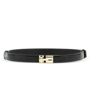 Tom Ford Gürtel Mit Kroko-Print - Weiß