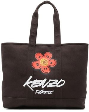 KENZO Bolso shopper Utility Boke de x Futura 2000 - Negro