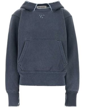 Our Legacy Air Force Cotton Sweatshirt - Blue