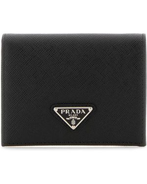 Prada Leather Wallet - Black
