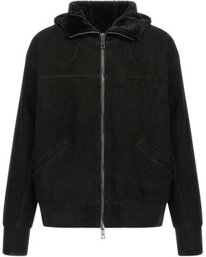 Giorgio Brato Cotton Hooded Jacket - Black